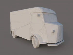 French Van 3D Model