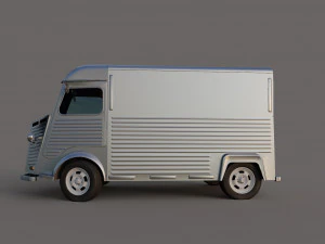 French Van 3D Model