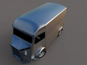 French Van 3D Model