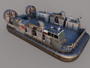 Poduszka powietrzna statku desantowego Model 3D