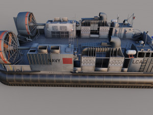Landing Craft Air Cushion Modelo 3D