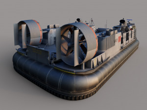 Landing Craft Air Cushion Modelo 3D