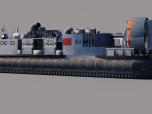 Landing Craft Air Cushion Modelo 3D