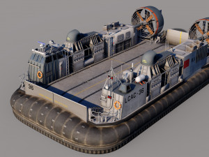 Landing Craft Air Cushion Modelo 3D
