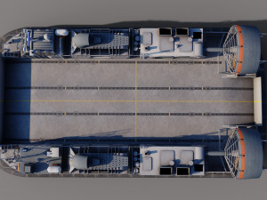 Landing Craft Air Cushion Modelo 3D