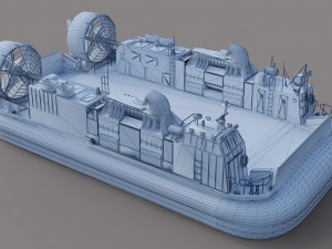 Landing Craft Air Cushion Modelo 3D