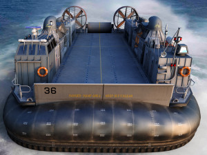 Landing Craft Air Cushion Modelo 3D