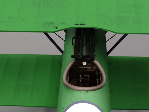 Fokker D-11 3D Model