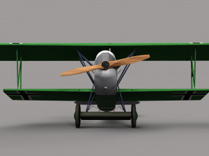Fokker D-11 3D Model