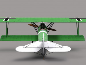 Fokker D-11 3D Model