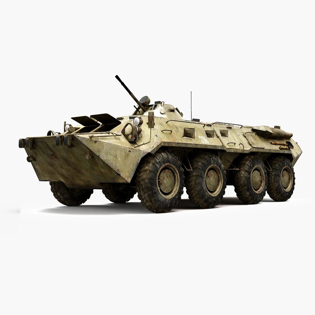 BTR - 80 3D Model .c4d .max .obj .3ds .fbx .stl .blend 