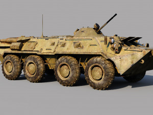 BTR - 80 Modelo 3D