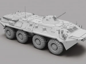 BTR - 80 3D Model