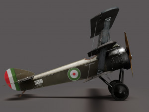 Sopwith Triplane Modello 3D