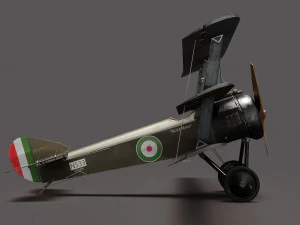 Sopwith Triplane 3D Model