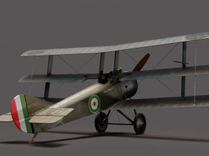 Sopwith Triplane 3D Model