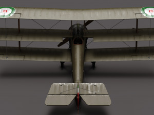 Sopwith Triplane Modello 3D