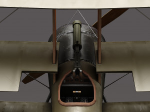 Sopwith Triplane Modello 3D