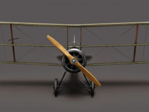 Sopwith Triplane 3D Model