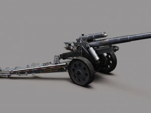 Howitzer 15cm SFH18 3D Model