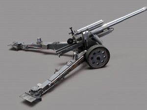 Howitzer 15cm SFH18 3Dモデル