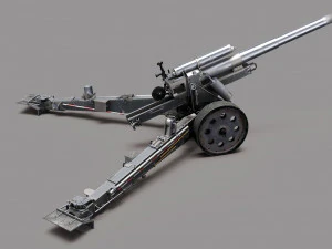 Howitzer 15cm SFH18 3D Model