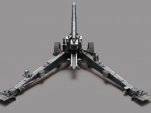 Howitzer 15cm SFH18 3Dモデル