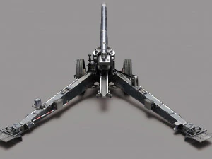 Howitzer 15cm SFH18 3D Model