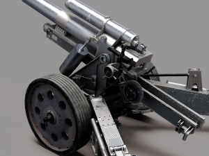 Howitzer 15cm SFH18 3Dモデル