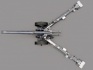 Howitzer 15cm SFH18 3Dモデル