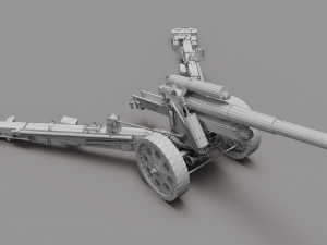 Howitzer 15cm SFH18 3Dモデル