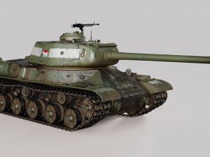 IS-2 Tank 3D 3D Model