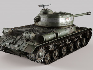 IS-2 Tank 3D 3D Model