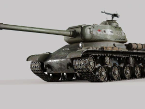 IS-2 Tank 3D 3D Model