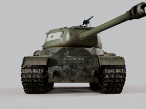 IS-2 Tank 3D 3D Model
