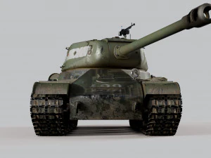 IS-2 Tank 3D 3D Model