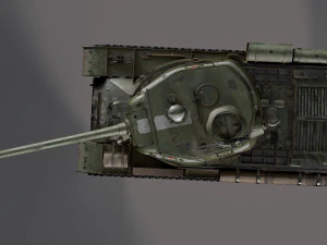 IS-2 Tank 3D 3D Model