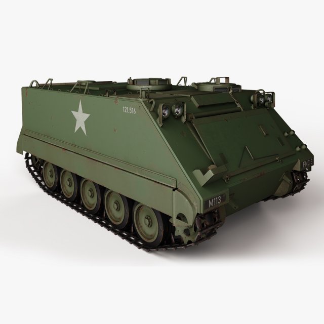 M113 - APC 3D मॉडल .c4d .max .obj .3ds .fbx .stl .blend 