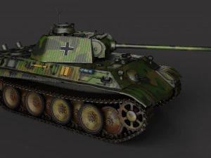 Tanque Pantera PZV Modelo 3D