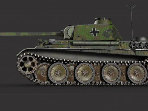 Tanque Pantera PZV Modelo 3D