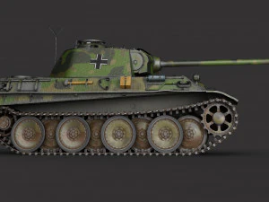 Tanque Pantera PZV Modelo 3D