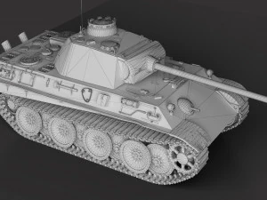 Tanque Pantera PZV Modelo 3D