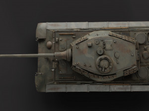 Tiger 2 Tank Modello 3D