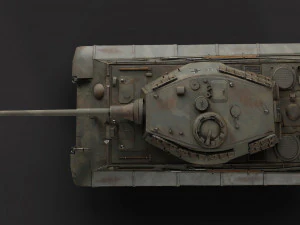 Tiger 2 Tank 3D Model