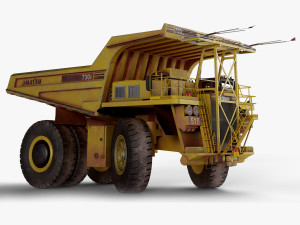 Komatsu 730E 3D Model
