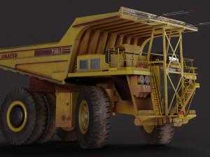 Komatsu 730E 3D 모델