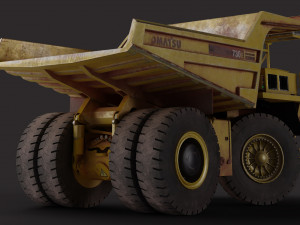 Komatsu 730E 3D 모델