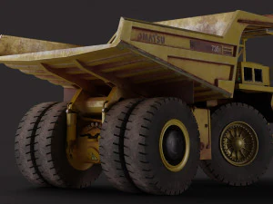 Komatsu 730E Modelo 3D
