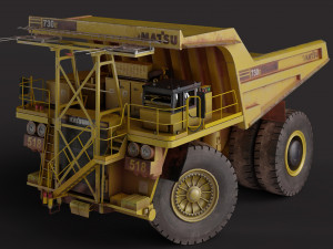 Komatsu 730E 3D 모델