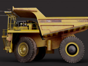Komatsu 730E 3D 모델